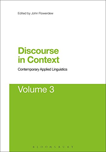 Beispielbild fr Discourse in Context: Contemporary Applied Linguistics Volume 3 zum Verkauf von Chiron Media
