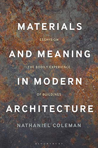 Imagen de archivo de Materials and Meaning in Architecture a la venta por Blackwell's
