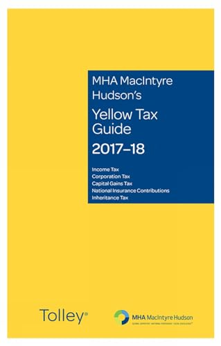 Stock image for MHA MacIntyre Hudson's Yellow Tax Guide 2017-18 for sale by WorldofBooks