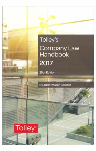 Stock image for Tolley's Company Law Handbook for sale by Better World Books Ltd