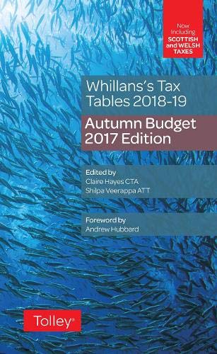 Imagen de archivo de Whillans's Tax Tables 2018-19 (Budget edition) a la venta por WorldofBooks