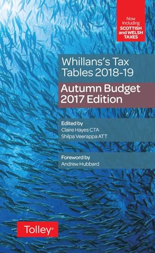 Stock image for Whillans's Tax Tables 2018-19 (Budget edition) for sale by Goldstone Books