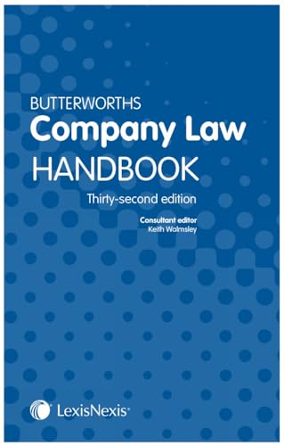 9781474307833: Butterworths Company Law Handbook