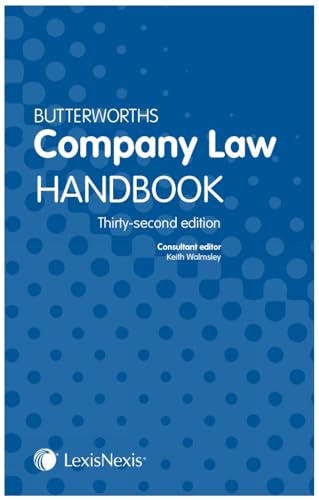 Imagen de archivo de Butterworths Company Law Handbook a la venta por WorldofBooks