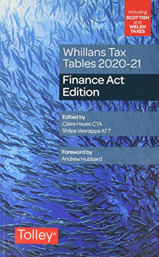9781474314282: Whillans's Tax Tables 2020-21 (Finance Act edition)