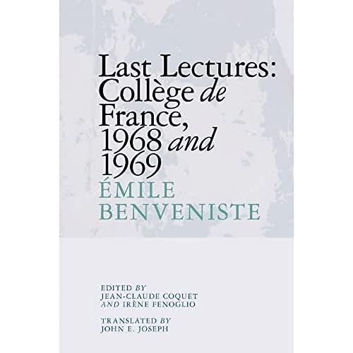 9781474439909: Last Lectures: College De France 1968 and 1969