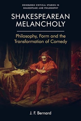 Imagen de archivo de Shakespearean Melancholy a la venta por Blackwell's