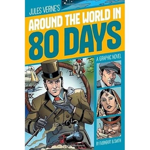 Beispielbild fr Around the World in 80 Days (Graphic Revolve: Common Core Editions) zum Verkauf von WorldofBooks