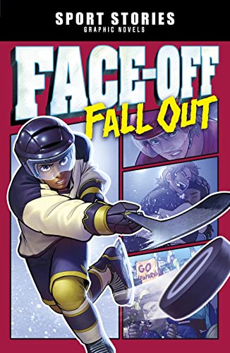 Imagen de archivo de Sport Stories Graphic Novels: Faceoff Fall Out a la venta por WorldofBooks