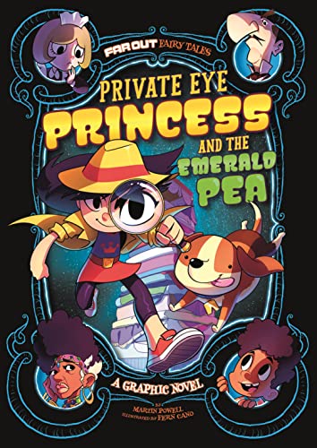 Beispielbild fr Far Out Fairy Tales: Private Eye Princess and the Emerald Pea: A Graphic Novel zum Verkauf von WorldofBooks
