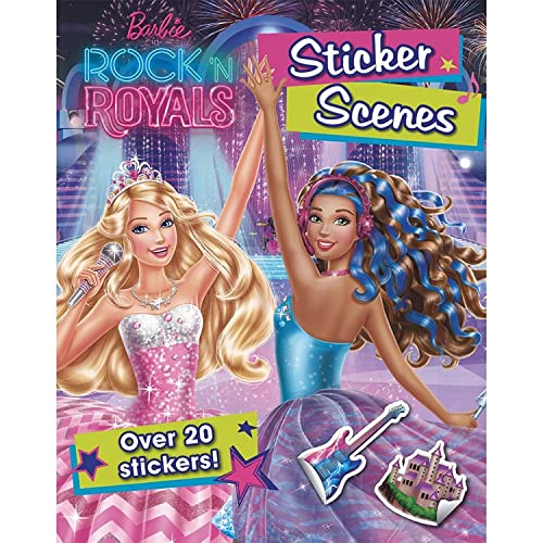 9781474812542: Barbie in Rockn Royals Sticker Scenes [Hardcover] [Jan 01, 2015] NILL