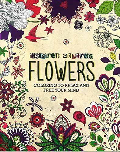 9781474817400: Flowers Inspired Coloring: Coloring to Relax and Free Your Mind