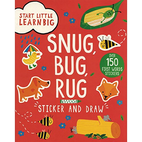 Stock image for Sticker and Draw Snug, Bug, Rug: Over 150 First Words Stickers for sale by WorldofBooks