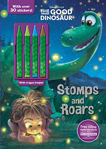 Beispielbild fr Stomps and Roars (Disney Pixar The Good Dinosaur) (Color & Activity with 4 Chunky Crayons) zum Verkauf von SecondSale