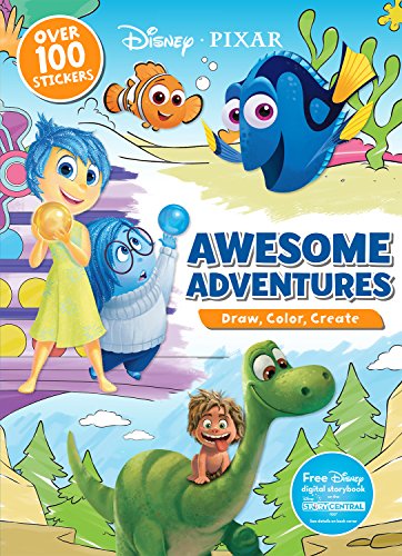 Stock image for "Disney Pixar Awesome Adventures (Draw, Color, Create)" for sale by Hawking Books