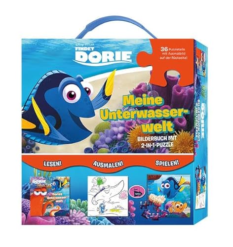 9781474853729: Findet Dorie - Meine Unterwasserwelt: Box mit Bilderbuch und Puzzle