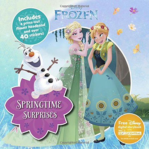 Stock image for Disney Frozen Springtime Surprises : Includes a Press-Out Flower Garland and over 40 Stickers! for sale by Better World Books: West