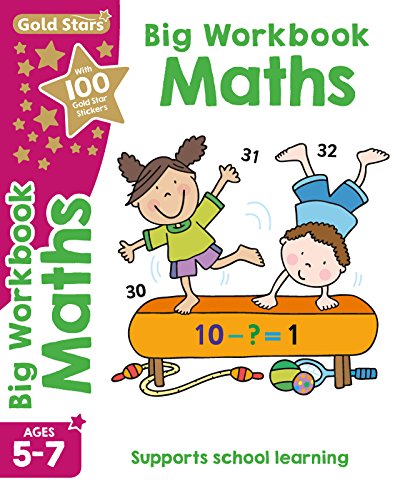 Imagen de archivo de Gold Stars Big Workbook Maths Ages 5-7 Key Stage 1: Supports the National Curriculum (Bumper) a la venta por WorldofBooks