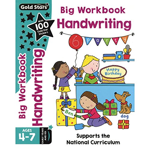 Stock image for Gold Stars Big Workbook Handwriting Ages 4-7 Early Years and KS1: Supports the National Curriculum (Bumper) for sale by AwesomeBooks