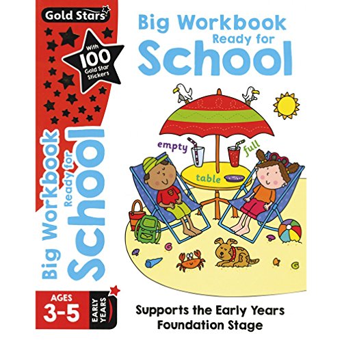 9781474881753: Gold Stars Big Workbook Ready for School Ages 3-5 Early Years: Supports the Early Years Foundation Stage (Preschool Bumper)