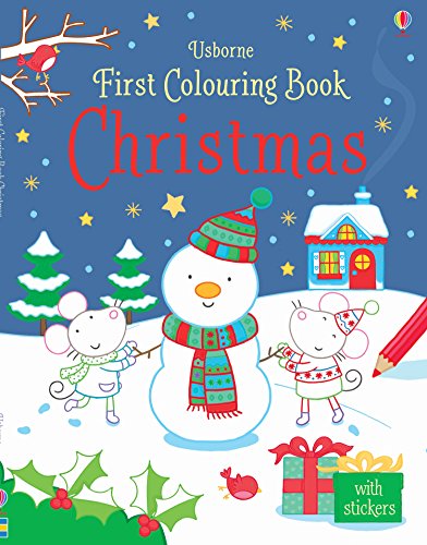 Beispielbild fr First Colouring Book Christmas (First Colouring Books with stickers) zum Verkauf von MusicMagpie