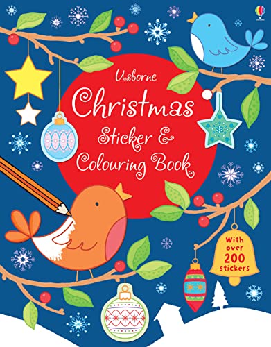 Beispielbild fr Christmas Sticker and Colouring Book (First Colouring Books) zum Verkauf von WorldofBooks