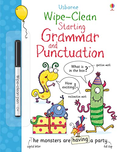 Stock image for Wipe-Clean Starting Grammar and Punctuation (Wipe Clean Books) for sale by AwesomeBooks