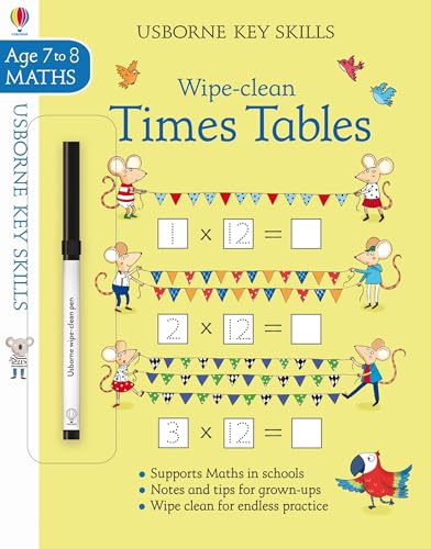 Beispielbild fr Wipe-Clean Times Tables 7-8 (Key Skills): 1 zum Verkauf von WorldofBooks