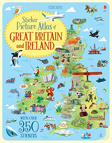 Beispielbild fr Sticker Picture Atlas of Great Britain and Ireland (Sticker Books) zum Verkauf von AwesomeBooks