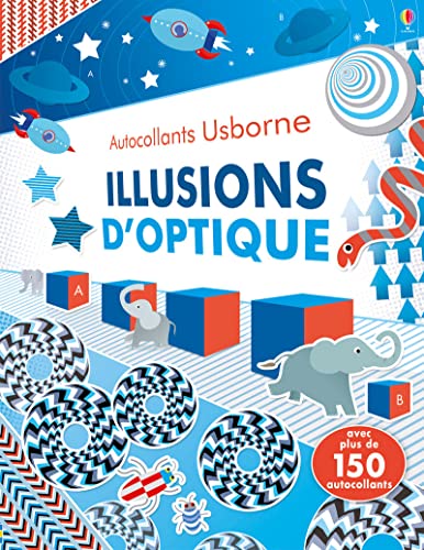 Imagen de archivo de Illusions d'optique - Autocollants Usborne Taplin, Sam; Durber, Matt et Duran, Vronique a la venta por BIBLIO-NET