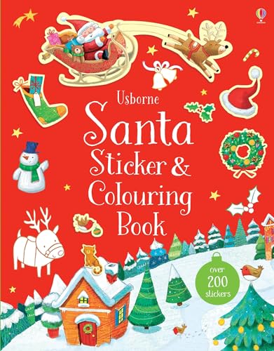 Beispielbild fr Santa Sticker and Colouring Book zum Verkauf von AwesomeBooks