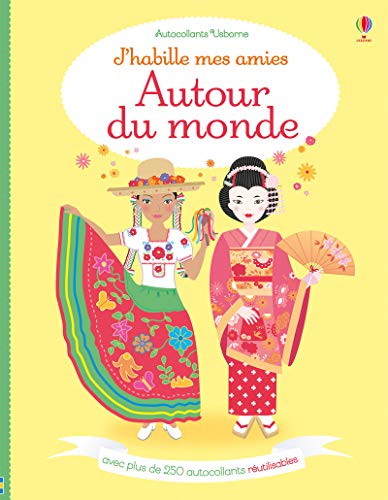 9781474933704: J'habille mes amies - Autour du monde - Autocollants Usborne