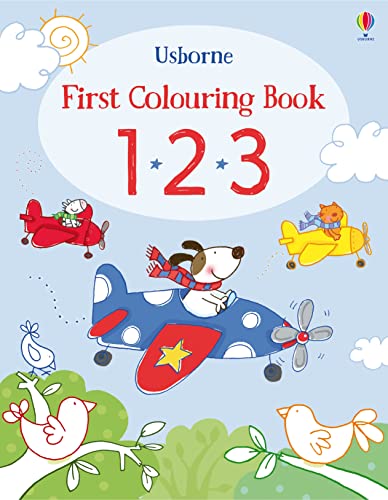 Stock image for First Colouring Book 123 (First Colouring Books) for sale by WorldofBooks