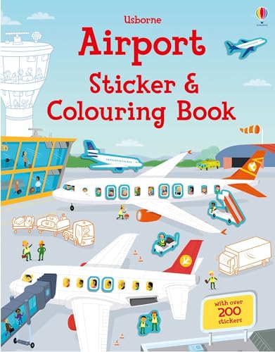 Beispielbild fr Airport Sticker and Colouring Book (First Colouring Books) (Sticker & Colouring book) zum Verkauf von WorldofBooks