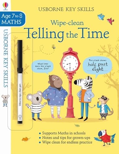 Beispielbild fr Wipe-clean Telling the Time 7-8 (Key Skills): 1 zum Verkauf von AwesomeBooks