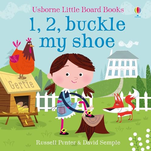 Stock image for 1, 2, Buckle my Shoe (Usborne Baby Board Books) (Little Board Books) for sale by WorldofBooks