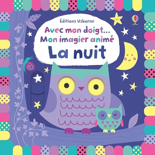 Stock image for Avec mon doigt. - Mon imagier anim - La nuit for sale by WorldofBooks