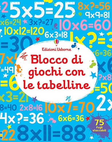 Stock image for Blocco di giochi con le tabelline for sale by libreriauniversitaria.it