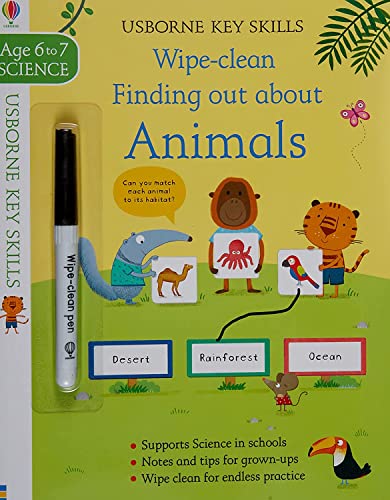 Beispielbild fr Wipe-Clean Finding Out About Animals 6-7 (Wipe-Clean Key Skills): 1 zum Verkauf von WorldofBooks