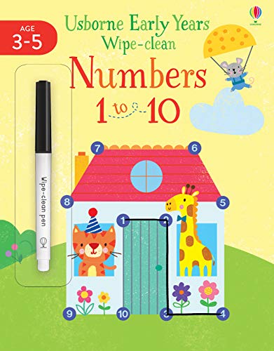 Beispielbild fr Numbers 1 to 10 (Usborne Early Years Wipe-Clean) zum Verkauf von WorldofBooks