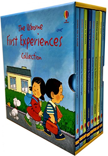 Imagen de archivo de Usborne First Experiences Collection 8 Books Box Set By Anne Civardi (Going on a Plane, Going to the Hospital, Going to School, Going to the Dentist, Going to the Doctor, Moving House, The New Baby, T a la venta por Books Unplugged