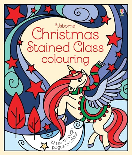 Stock image for Christmas Stained Glass Colouring (Colouring Books) for sale by WorldofBooks