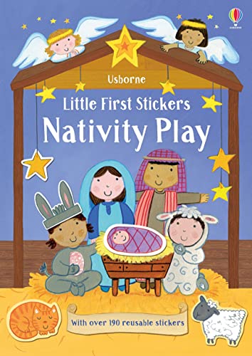 Stock image for Little First Stickers Nativity Play for sale by AwesomeBooks