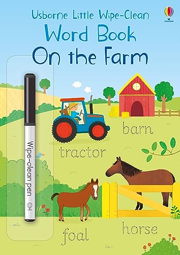 Imagen de archivo de On the Farm (Little Wipe-Clean Word Books): 1 a la venta por WorldofBooks