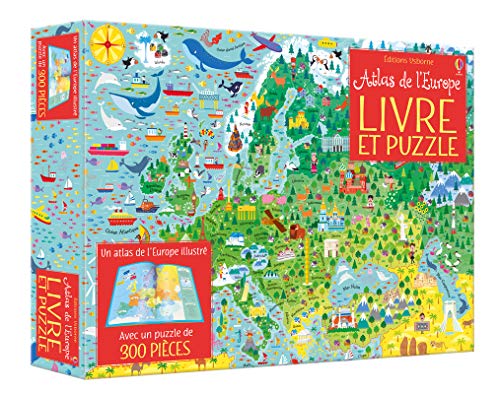 Beispielbild fr Atlas De L'europe : Livre Et Puzzle zum Verkauf von RECYCLIVRE