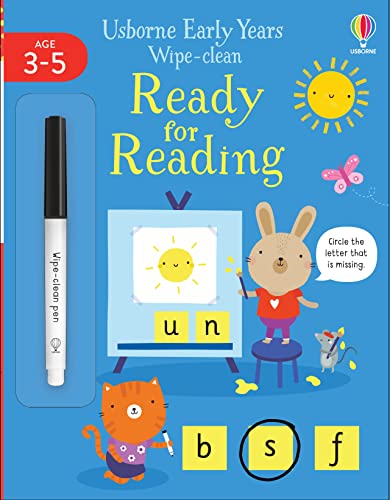 9781474986687: Early Years Wipe-Clean Ready for Reading: 1 (Usborne Early Years Wipe-clean)