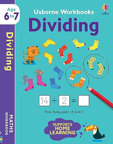 Beispielbild fr Usborne Workbooks Dividing 6-7 zum Verkauf von Chiron Media