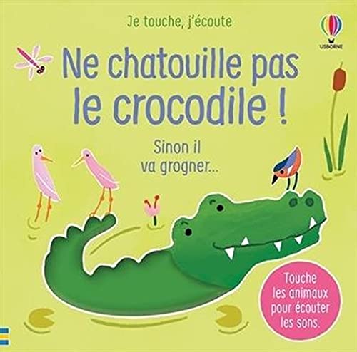 Imagen de archivo de Ne Chatouille Pas Le Crocodile ! - Je Touche, J'coute a la venta por RECYCLIVRE