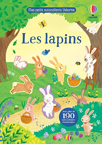Stock image for Les lapins - Mes petits autocollants Usborne for sale by Ammareal