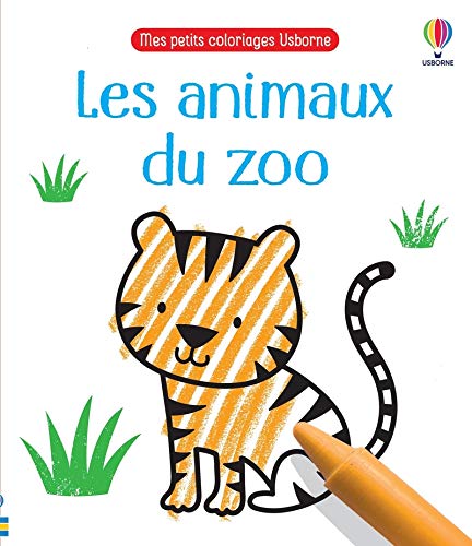 9781474993142: Les animaux du zoo (Mes petits coloriages Usborne)